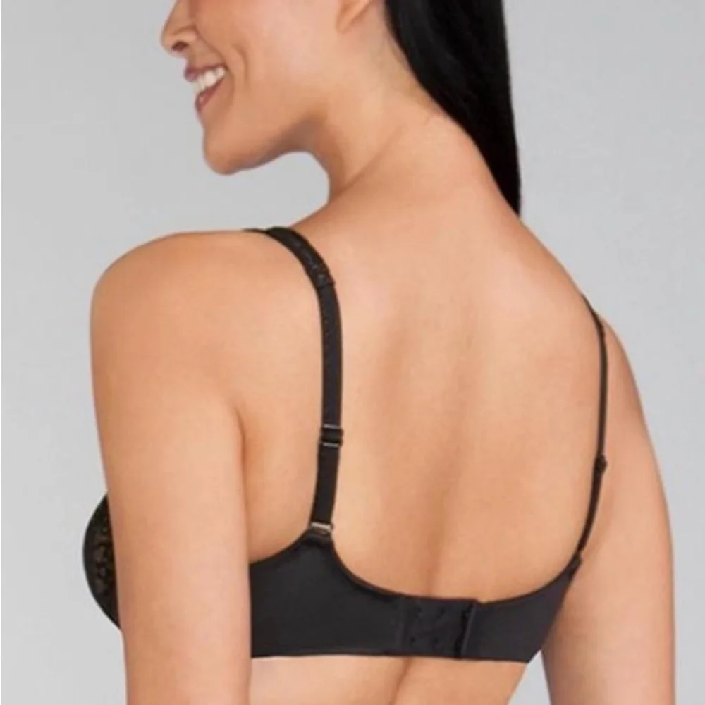 Amoena 1087 Annette Mastectomy Underwire Bra Black NWT - Picture 4 of 7